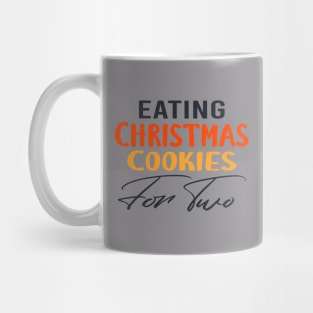 Eating Christmas Cookies For Two Mug